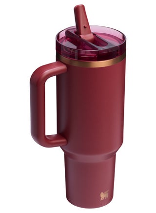 Quencher ProTour Flip Straw Tumbler with Leakproof Lid 40 oz | Built-In Straw & Handle | Cupholder Compatible for Travel | Insulated Stainless Steel Cup | BPA-Free - view 2