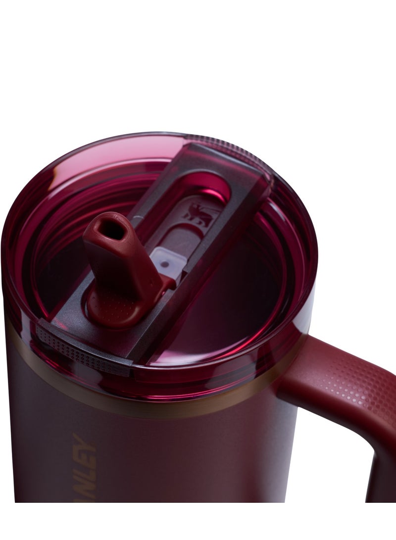 Stanley Quencher ProTour Flip Straw Tumbler with Leakproof Lid 40 oz | Built-In Straw & Handle | Cupholder Compatible for Travel | Insulated Stainless Steel Cup | BPA-Free - Image 3