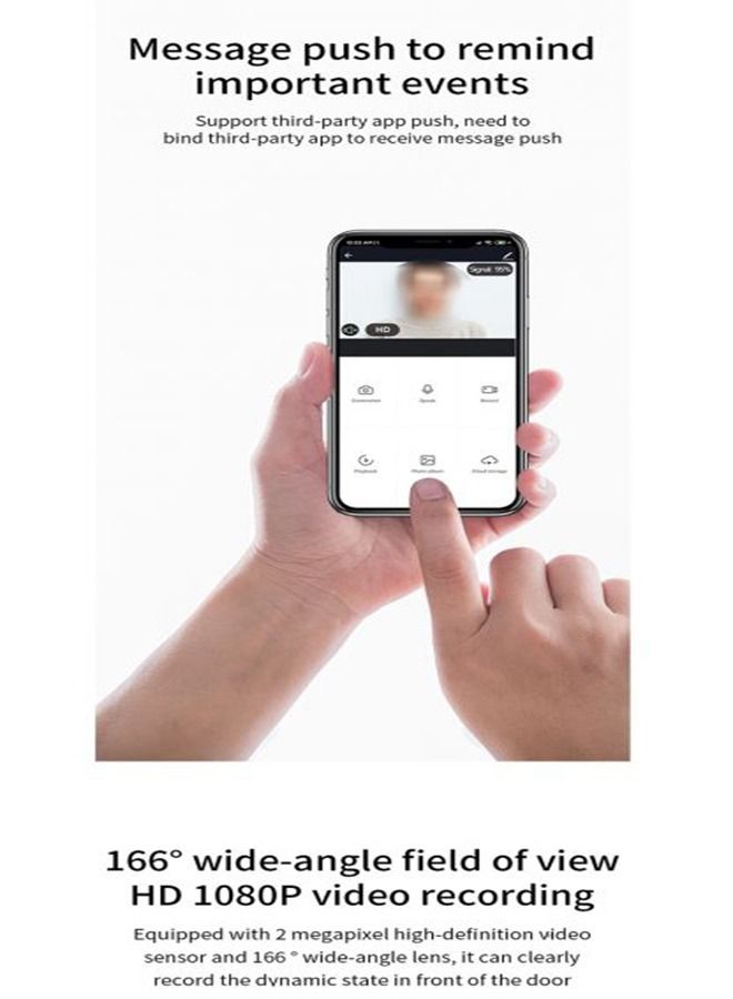 Smart Video Doorbell Camera – Wifi – Speaker – 805 - Image 5