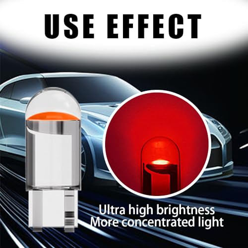 Kutyun 30PCS 194 Car LED Light Bulbs, 6000K License Plate Light Bulb, 168 2825 W5W T10 Wedge 24-SMD 3014 Chipsets LED, Universal for Car Dome Map Door Courtesy License Plate Light - Image 4