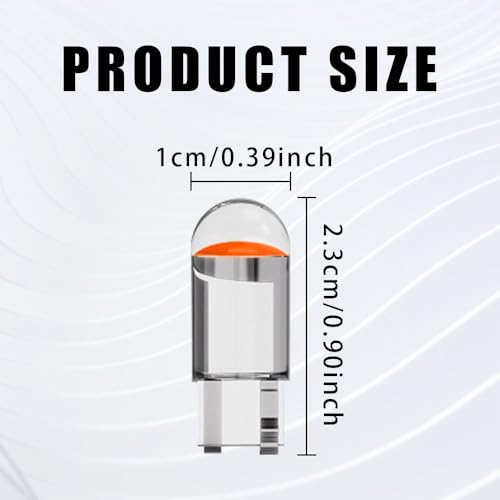 Kutyun 30PCS 194 Car LED Light Bulbs, 6000K License Plate Light Bulb, 168 2825 W5W T10 Wedge 24-SMD 3014 Chipsets LED, Universal for Car Dome Map Door Courtesy License Plate Light - Image 2
