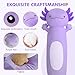 Dalmao 22 inch Cute Giant Purple Axolotl Plush Soft Body Pillow Large Squishy Plushies Axolotl Stuffed Animals Toy Gifts for Kids Boys Girls Birthday - Image 4