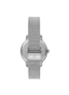 BEVERLY HILLS POLO CLUB BEVERLY HILLS POLO CLUB BP3734C.320 Women Analog Display Watch & Mesh Strap Silver  - Image 4