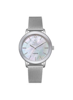 BEVERLY HILLS POLO CLUB BEVERLY HILLS POLO CLUB BP3734C.320 Women Analog Display Watch & Mesh Strap Silver  - Image 1