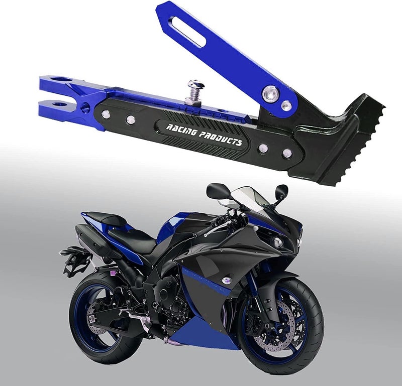 Adsspro Universal Motorcycle Kickstand Accessories Motor Scooter Modified CNC Aluminum Alloy Adjustable Tripod Holder Kickstand Foot Side Support Stand Motor Scooter Motorbike Motocross Dit Pit Bike - Image 5