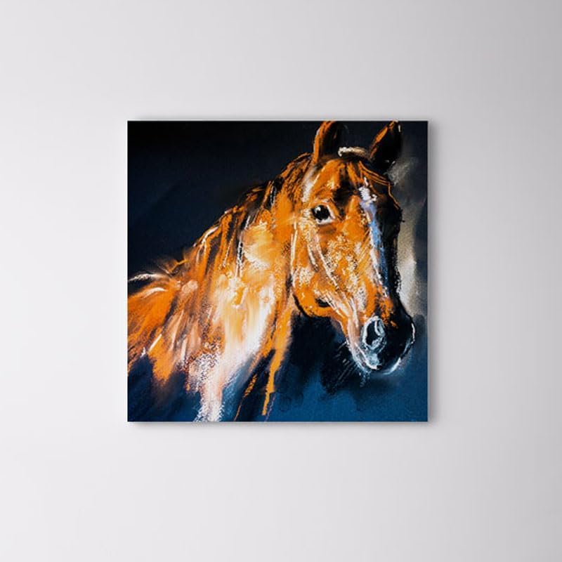 BPA Horse Face Canvas Wall Art - Image 2