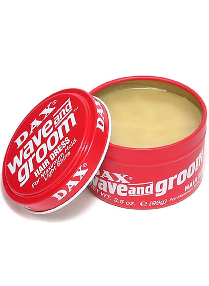 DAX - Dax Wave And Groom Hair Dress For Maximum Hold Light Shine 99G - Image 1