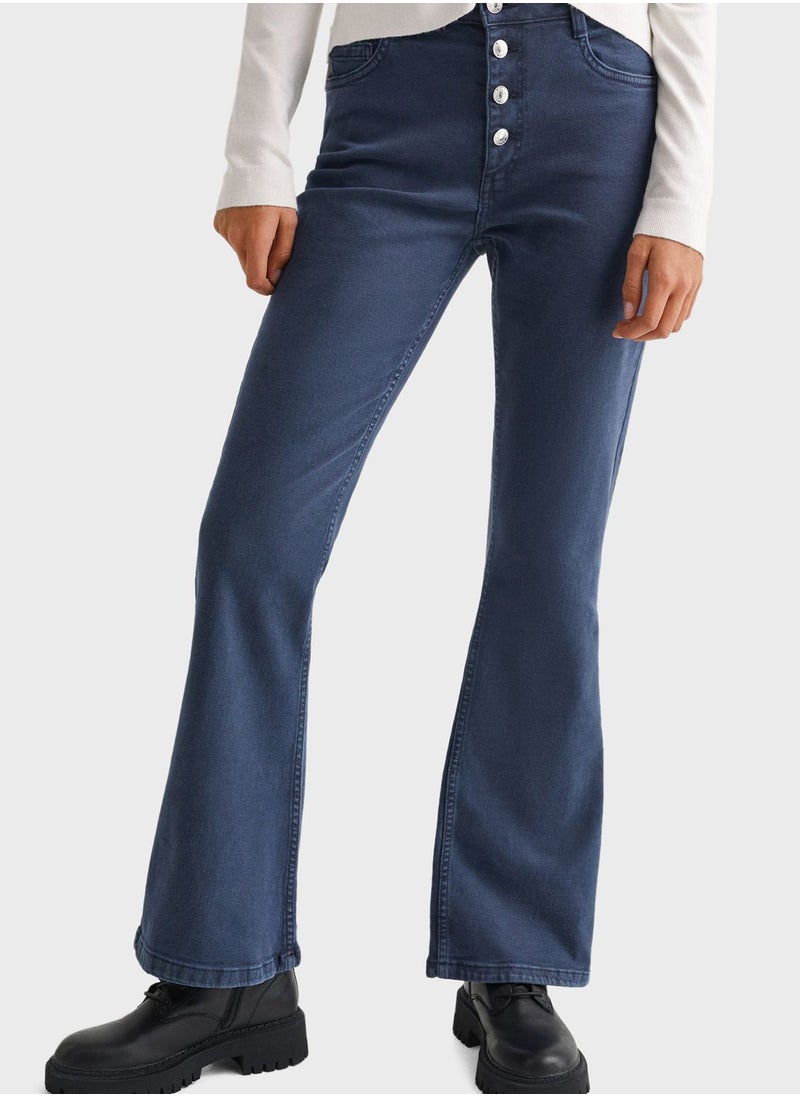 MANGO - Youth Flared Jeans - Image 1