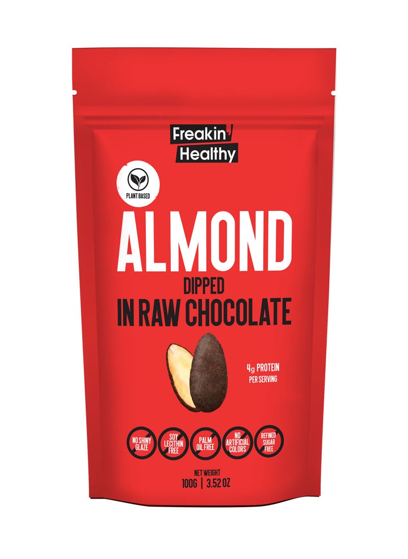 Freakin Healthy Chocolate Covered Almonds 100g (10g Protein)  - Image 1