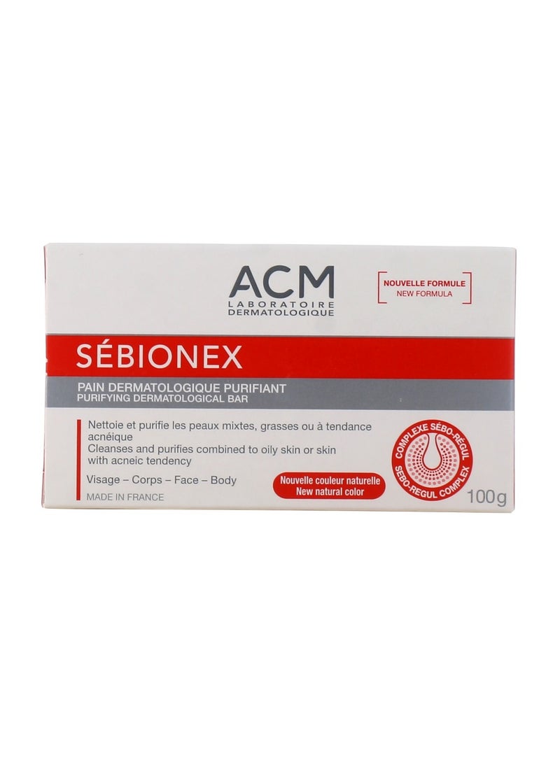 ACM ACM Sebionex Purifying Dermatological Bar - 100gm  - Image 1
