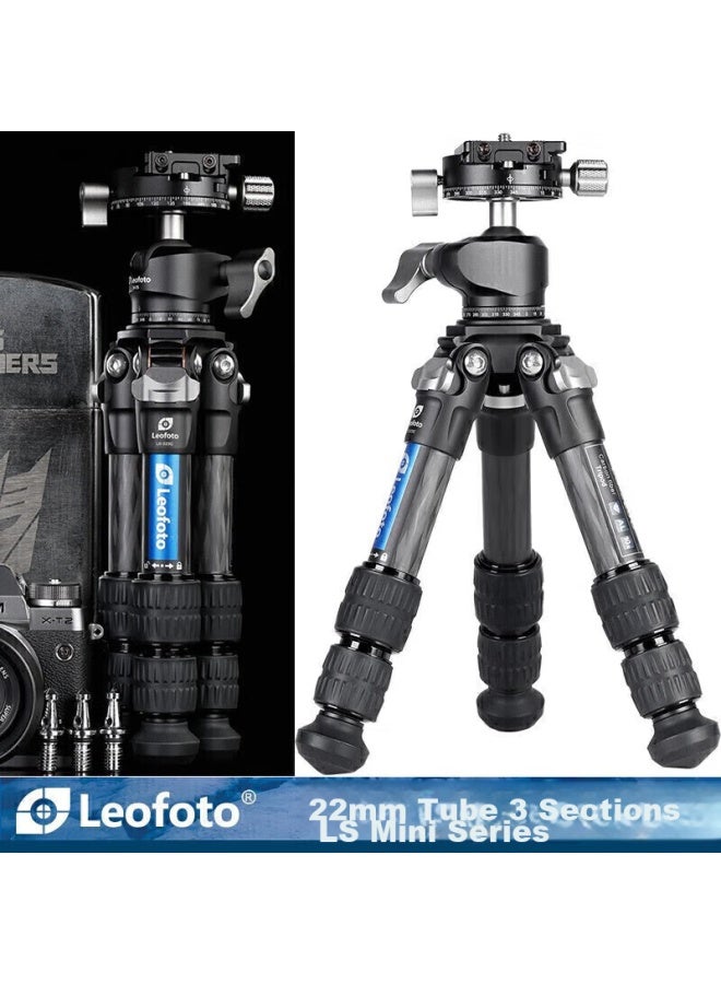 Leofoto Ls-223c , Desktop Mini Camera And Smartphone Tripod, Lightweight And Portable For Photography And Videography, Suitable For Travel - Image 2