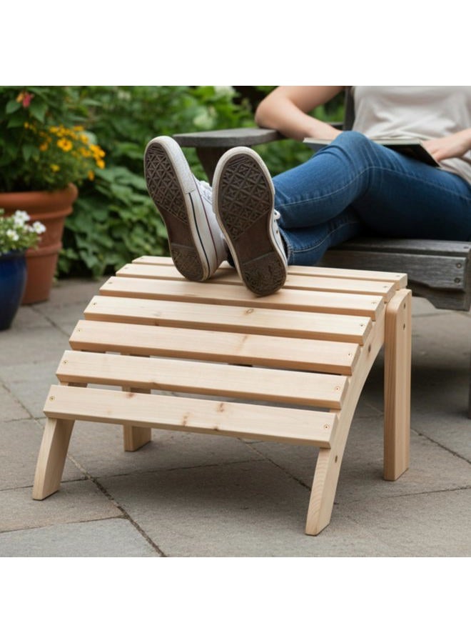 Shine Company Classic Ottoman, Natural - Image 3