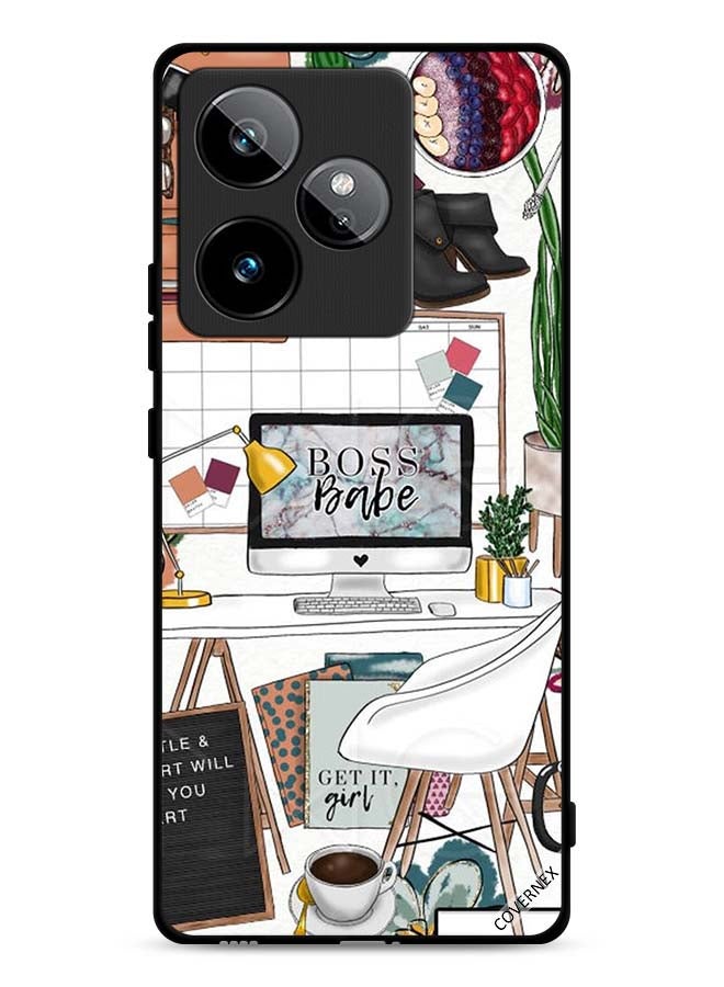 Covernex Realme GT 7T 5G Protective Case Cover Boss Babe Art Clip
