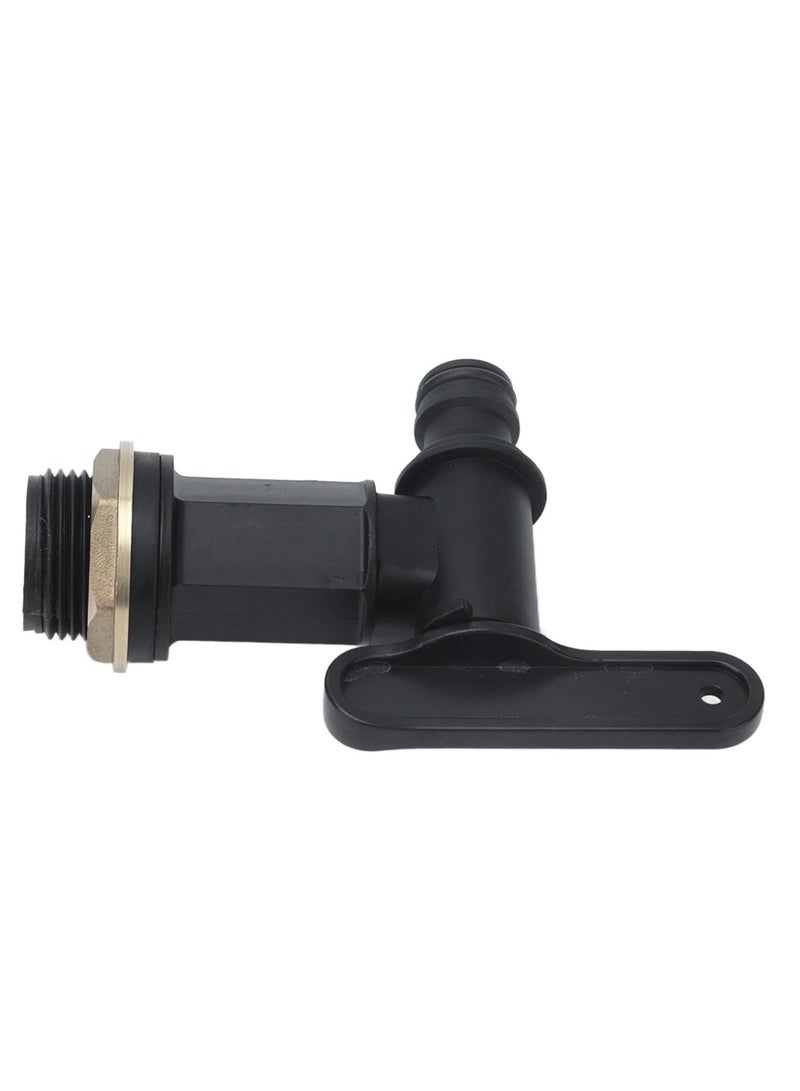 Water Tap Hosepipe Rain Barrel 3/4 Thread Tank Valve Adapter Ton Barrel Accessories Plastic Snap Fit Water Rain Barrel Tap for Home Garden Water Connectors - Image 3