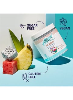 Alani Nu Pre Workout Powder Amino Energy Boost Endurance Supplement Sugar Free 200mg Caffeine L-Theanine, Beta-Alanine, Citrulline - 30 Servings Island Crush  - Image 4