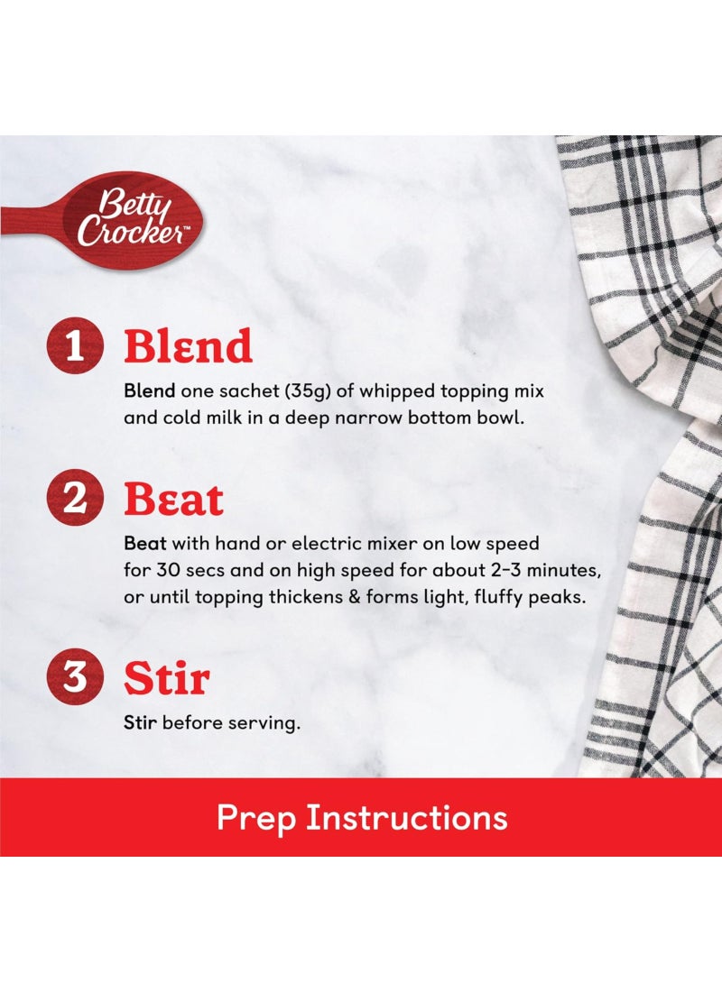 Betty Crocker Whipping Cream Mix 140g - Image 5
