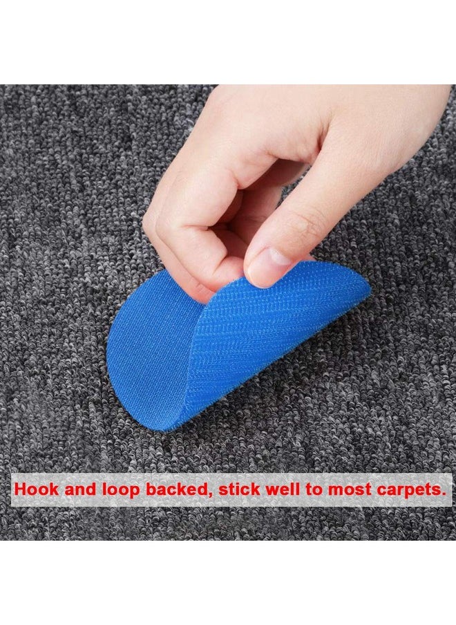 SIQUK 63 Pieces Carpet Markers Hook And Loop Carpet Marker For Classroom 9 Colors  - Image 5