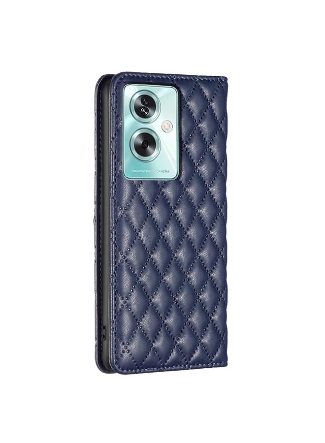 S-TOP Case For OPPO A79 5G Diamond Lattice Magnetic Leather Flip Phone Case - Image 3