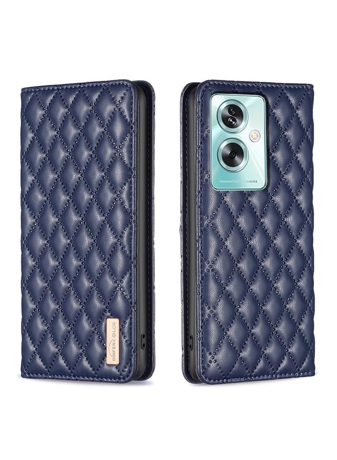 S-TOP Case For OPPO A79 5G Diamond Lattice Magnetic Leather Flip Phone Case - Image 1