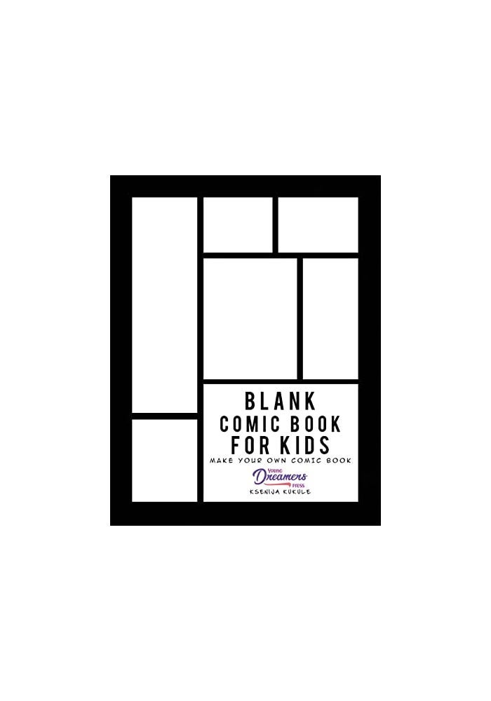 Blank Comic Book For Kids Draw Your Own Comic Book Make Your Own Comic Book Sketch Book For Kids