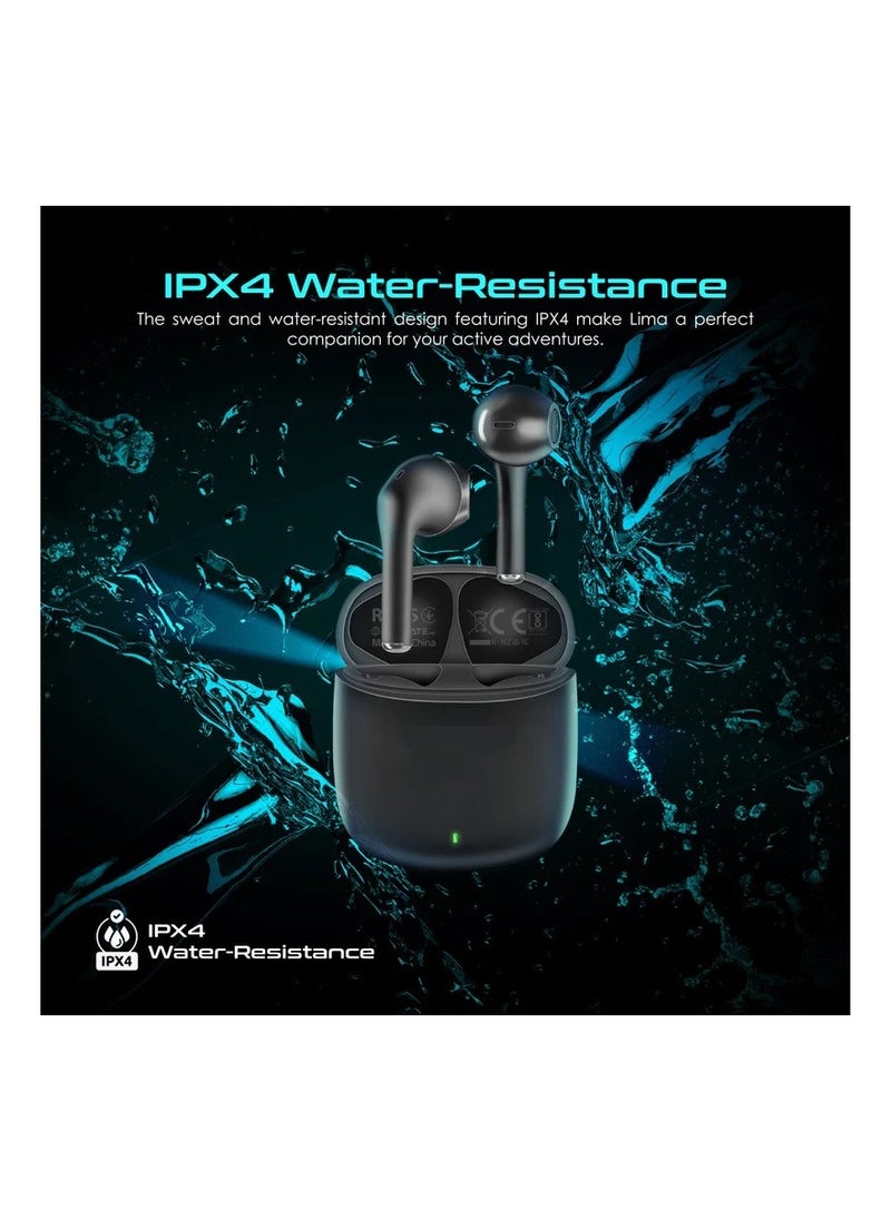 Generic - High Definition ENC TWS Wireless Earbuds with IntelliTouch black - Image 1