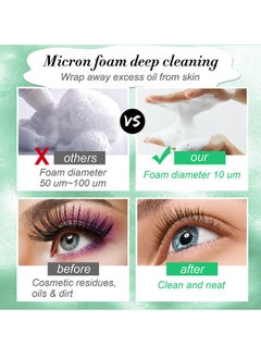 Elaimei Lash Shampoo for Lash Extensions, Eyelash Extension Cleanser，50ml+ Brush - Eyelid Foaming Cleanser Wash for Extensions & Natural Lashes/Safe Makeup Remover for Professional Salon & Home Use  - Image 5
