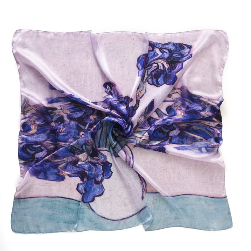 vimate Mulberry Silk Scarf - Large, Lightweight Fashion Designer Wraps (Style-49) - Image 3