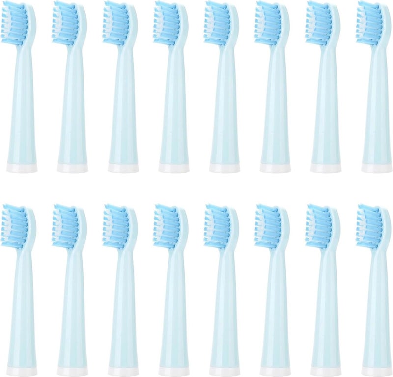 Replacement Toothbrush Heads for Rtauys M5 Electric Soft Brush Bristles Nozzle,4-16Pcs(16PCS Blue)