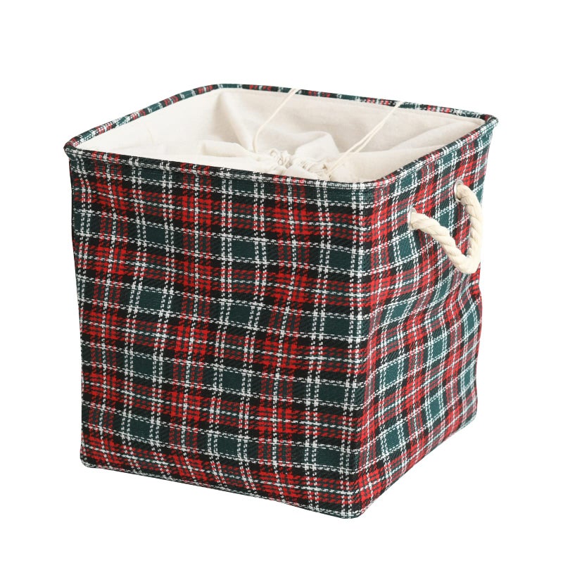 INough Christmas Storage Basket Large Toy Bin for Kids Collapsible Gift Baskets Empty for Toys ClothesGift for Christmas Toy Box for BabyKidsNursery Room
