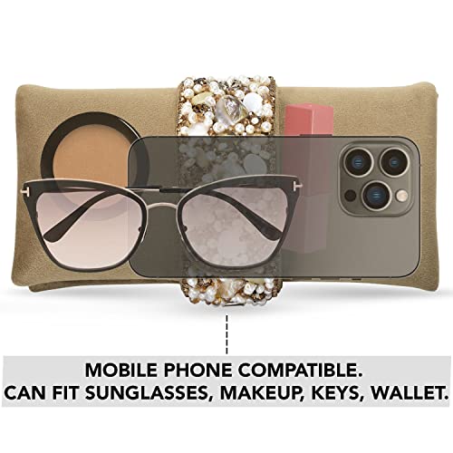 Peora Clutch Purses For Women Wedding Handmade Evening Handbags Party Bridal Clutch Bag - Brown - Image 2
