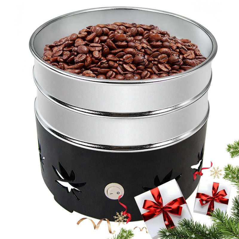 JIAWANSHUN JIAWANSHUN 1.1lb Coffee Bean Cooler Electric Coffee Beans Cooling Machine No Chaff for Home Coffee Use, Not Coffee Roaster(110V, black)  - Image 1