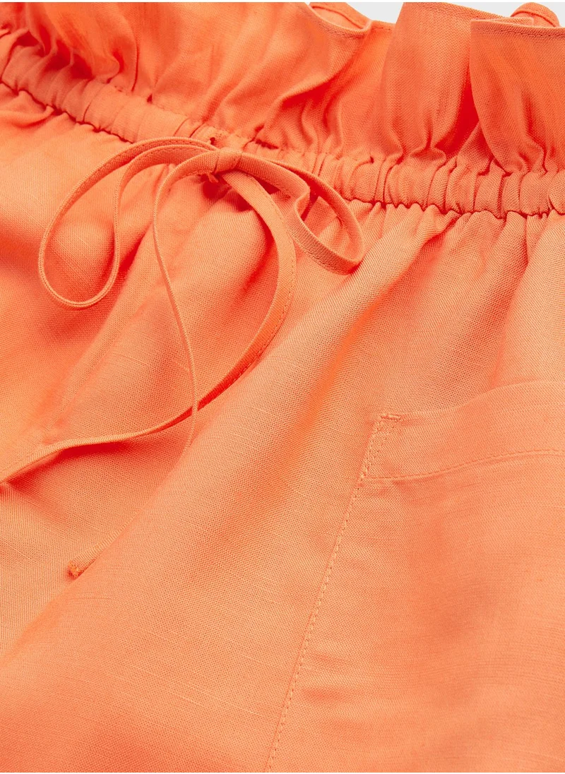 H&M Pocket Detail High Waist Shorts