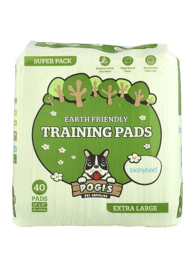 POGI'S PET SUPPLIES Pogi's Pet Supplies, Earth Friendly Training Pads, Extra Large, 40 Pads  - Image 1