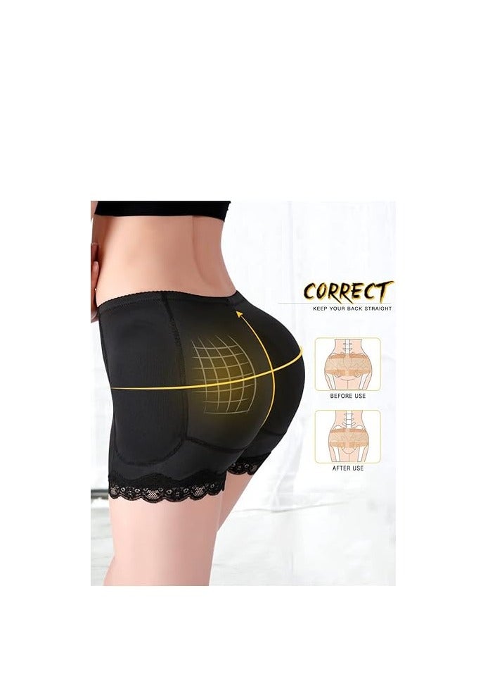 Showday Women's Plus Size Shapewear Shorts Tummy Control Mesh Shape Panties High Waisted Control Pants Butt Lifter Body Slimmer Body Shaper Shorts Shapewear Underwear - Image 4