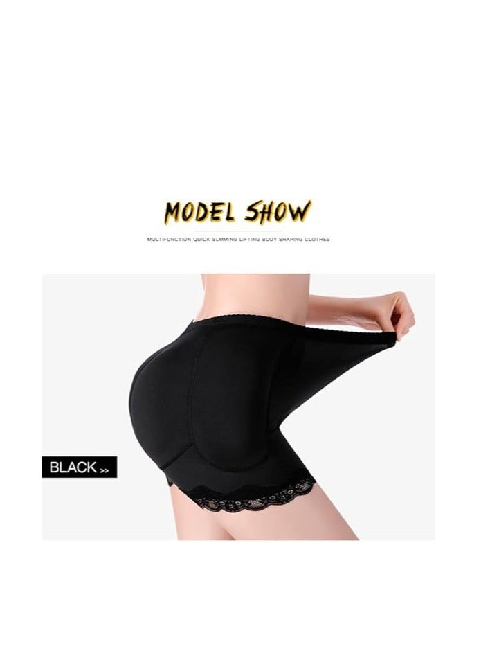 Showday Women's Plus Size Shapewear Shorts Tummy Control Mesh Shape Panties High Waisted Control Pants Butt Lifter Body Slimmer Body Shaper Shorts Shapewear Underwear - Image 3