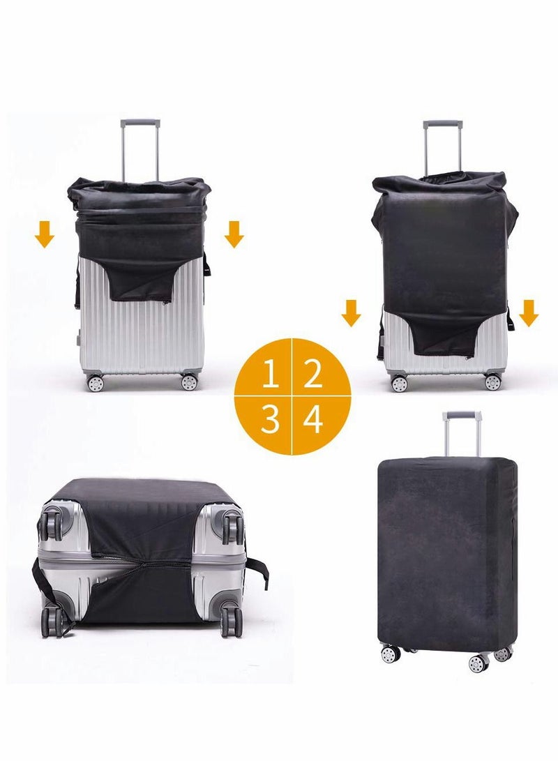 Excefore غطاء حقيبة الأمتعة لحقيبة العربة مقاس 26-28 بوصة - Image 4