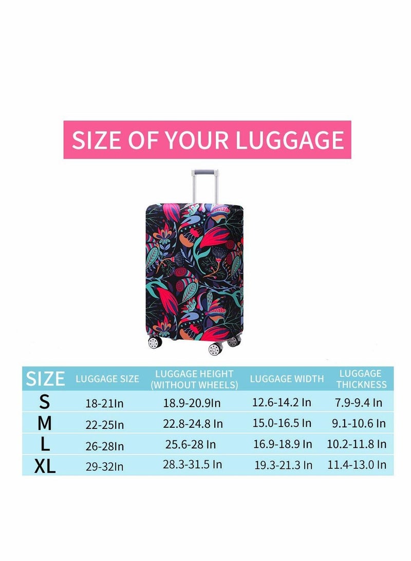 Excefore غطاء حقيبة الأمتعة لحقيبة العربة مقاس 26-28 بوصة - Image 5