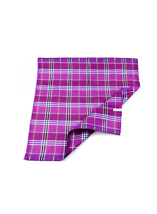 Cotton Square Handkerchief Violet - Image 3
