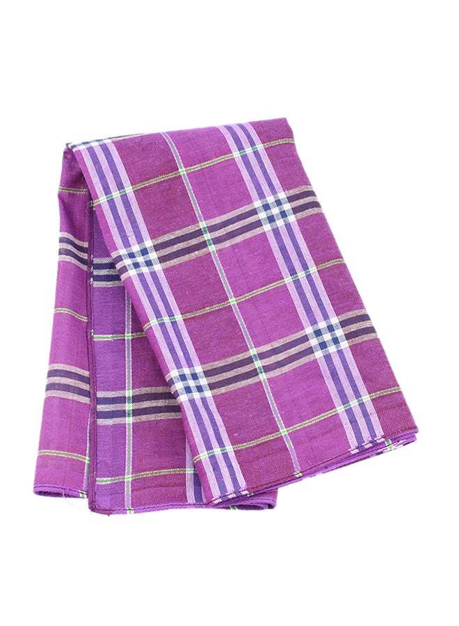 Cotton Square Handkerchief Violet - Image 2