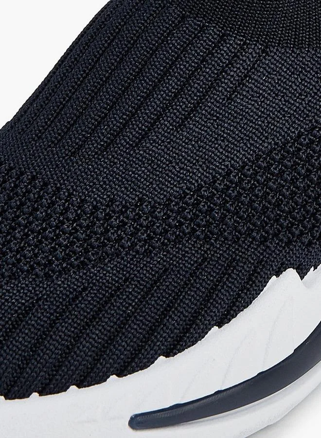 Oaklan by Shoexpress NAVY Textured Slip-On Sports Shoes With Pull Tab for Men | Best Price UAE