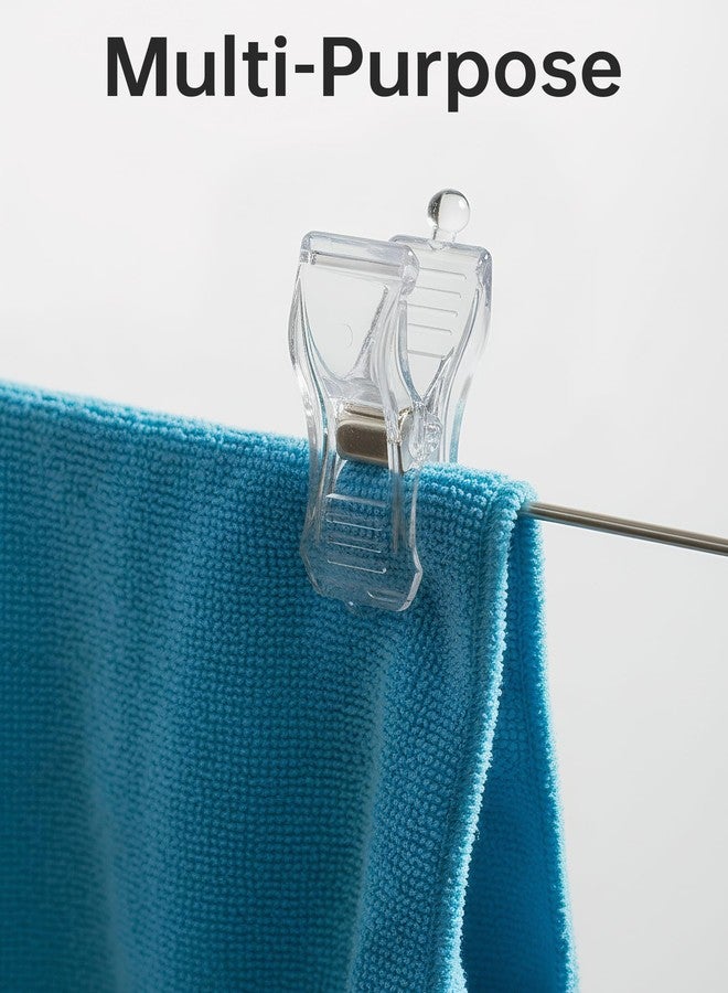 ان اي هوم مجموعة مشابك قوس البالونات من NiHome، عبوة من 20 مشبكًا، مشابك زنبركية شديدة التحمل ذات قبضة فائقة، مشابك شفافة قابلة لإعادة الاستخدام لتثبيت قوس البالونات، مناسبة للخلفيات وحفلات الزفاف والحفلات - Image 4