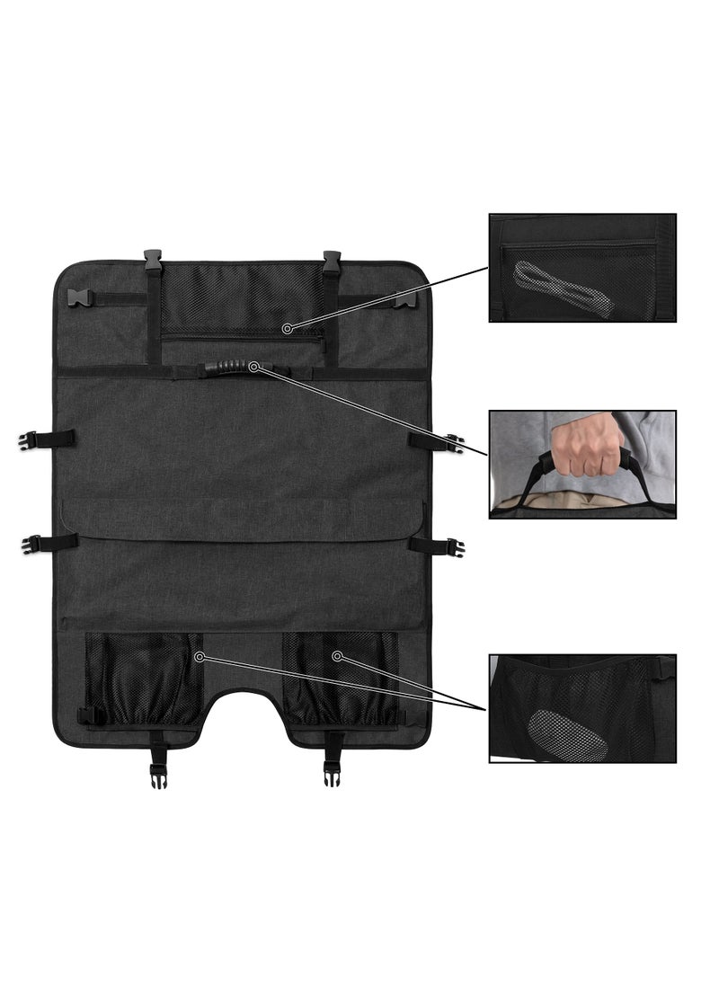 CURMIO CURMIO 24 Inch Monitor Carrying Case, Universal 24" Computer Monitor Bag with Rubber Handle and Pockets, Black (Patented Pending)  - Image 3