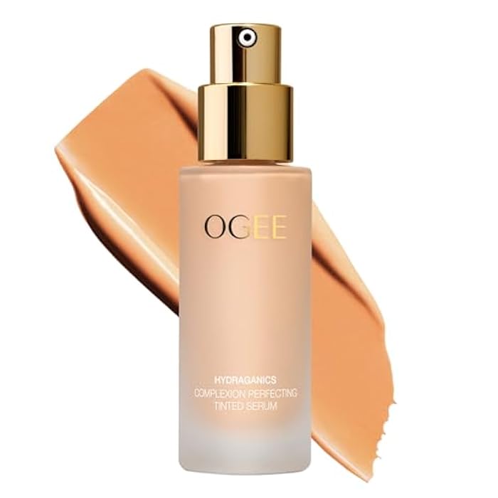 Ogee Complexion Perfecting Liquid Foundation - Lightweight Tinted Moisturizer For Face (Linden 1.25N - Light Beige, Neutral Undertone) - with Vitamin C & Jojoba Oil - Certified Organic & Made in USA - Image 1