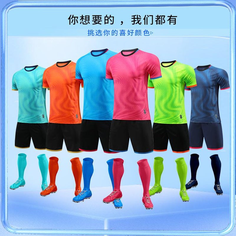 Football Uniform Suit Men'S Game Training Team Uniform Printed Football Uniform Children'S Adult Sports Suit Jersey Football Men - Image 3