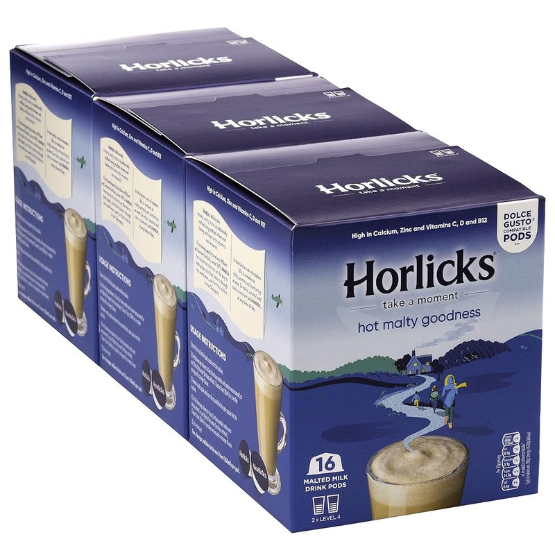 Horlicks Dolce Gusto Compatible Pods (Original, 48 Pods) - Image 1