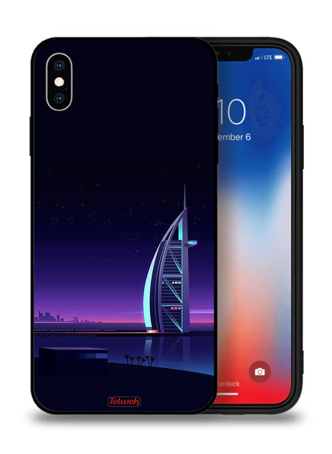 Tolwak Apple iPhone XS Protective Case Burj Arab Digital Art  - Image 1