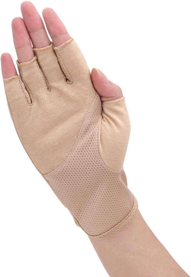 Ylucky Lightweight Summer Fingerless Gloves Men Women UV Sun Protection Driving Cotton Gloves Nonslip Touchscreen Gloves - Image 5