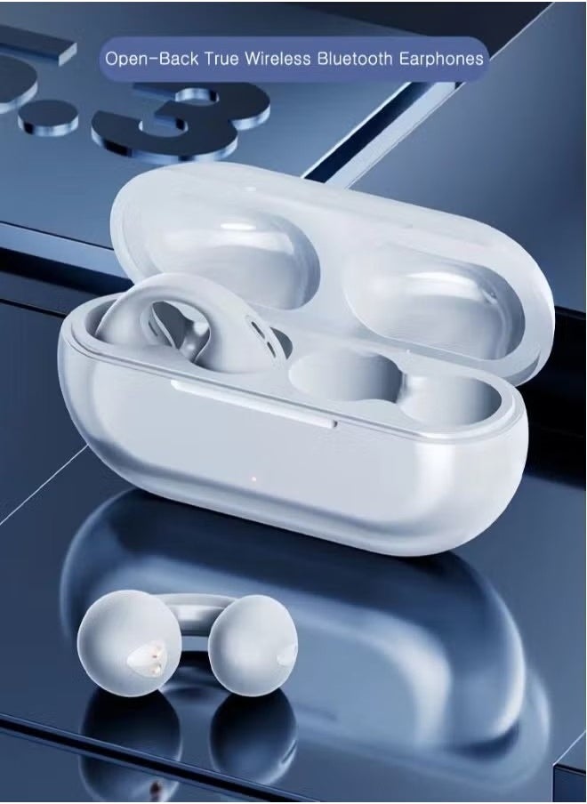 Generic - Wireless Bluetooth 5.3 Headphones with Mic TWS White - Image 1