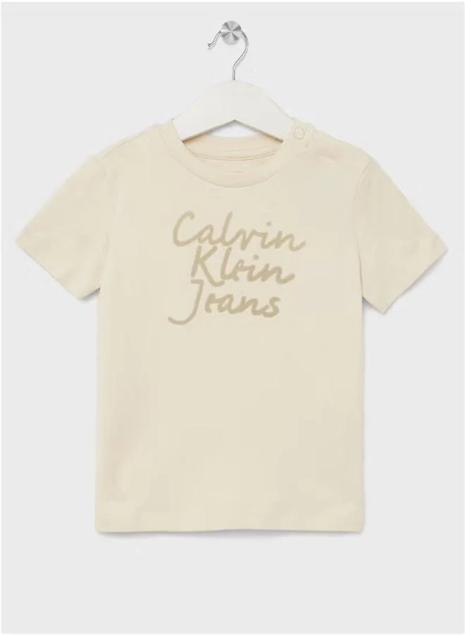 كالفن كلاين جينز Infant Graphic Logo T-Shirt