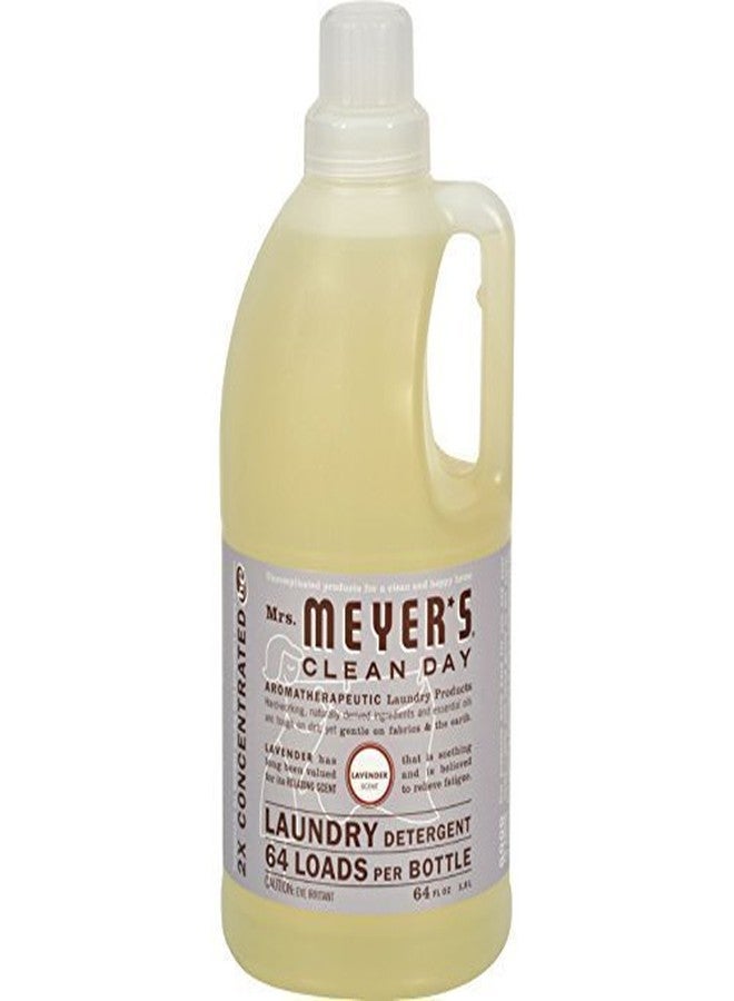 Mrs. Meyer's Laundry Detergent 2X Concentrated Lavender 64 FL Oz - Image 1